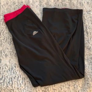 Adidas boot cut work out pants